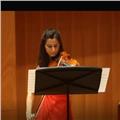 Classes de violí i llenguatge musical (violín y lenguaje musical)