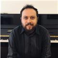 Profesor de piano, guitarra, batería, composición y producción musical