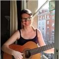 Profesora de guitarra en barcelona- método creativo de aprendizaje musical