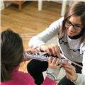 Clases bilingües de flauta travesera para niños desde tres años a través del método suzuki