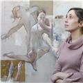 Clases online de pintura: figura humana en movimiento. artista profesional