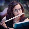 Profesora de flauta travesera con experiencia presencial y online