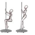 Clases de pole dance a distancia y formación en pole dance fitness