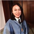 Profesora nativa con experiencias de clases de chino