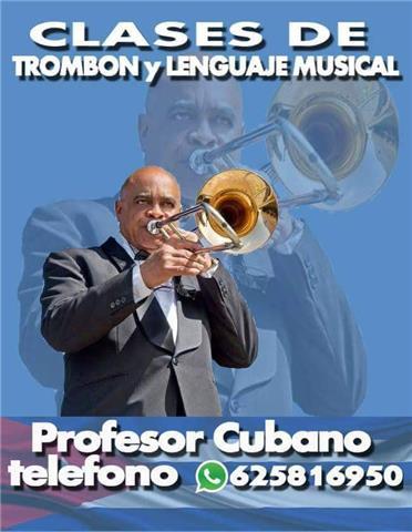 Doy clases de trombón ,trompeta y bombardino para niños y nivel elemental